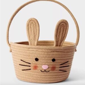 Target easter bunny basket brown rattan